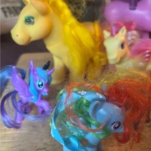 Colorful Pony Toy Set